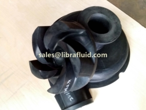 Hypalon rubber slurry pump impeller