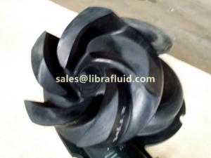 Hypalon rubber slurry pump impeller