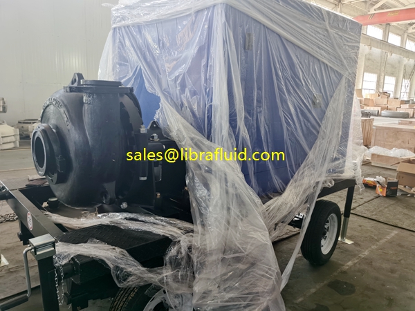 Diesel engine driven sand booster pump